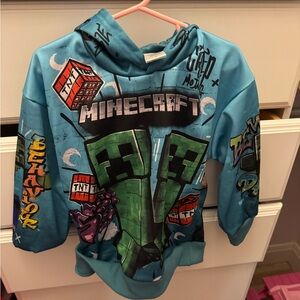Kids Blue Graphic Hoodie